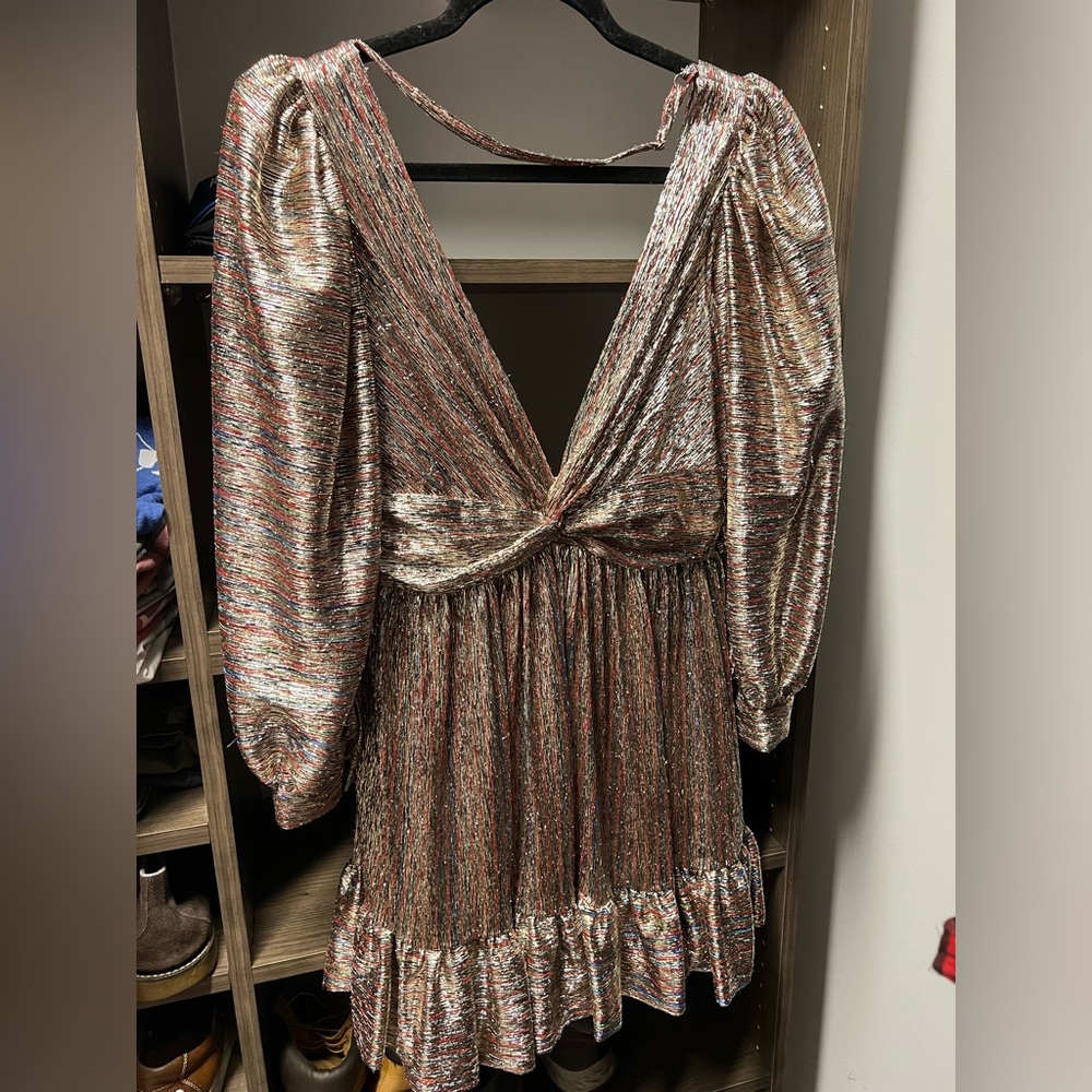 Metallic Thread Dress